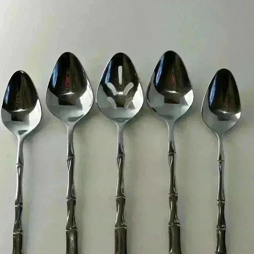 Bamboo Stainless 5 Spoons Korea